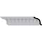 Ekena Millwork 3 1/2"H x 3 1/2"P x 4 3/4"F x 94 1/2"L, (1 5/8" Repeat), Cove Dentil Crown Moulding MLD04X04X04DE - alternate 1
